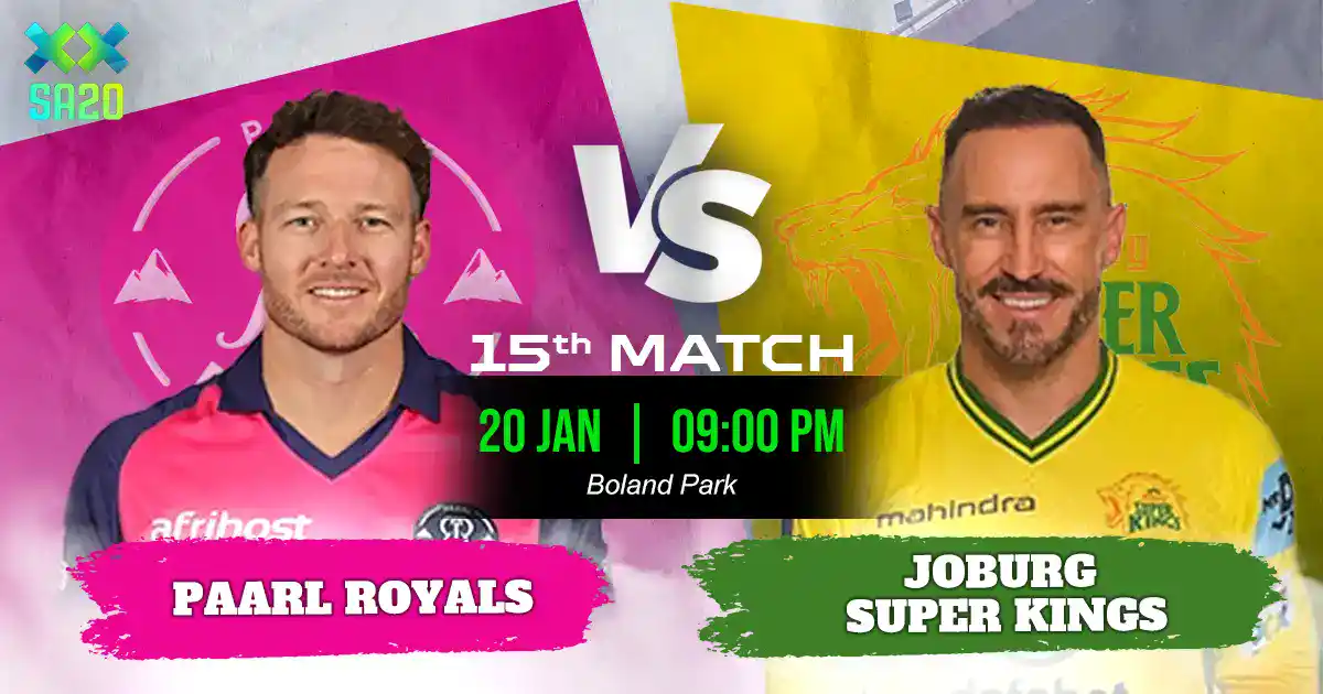 PR vs JSK Match Prediction, Fantasy Cricket Tips, Playing XI, and Pitch Report 15th Match of SA20 2025