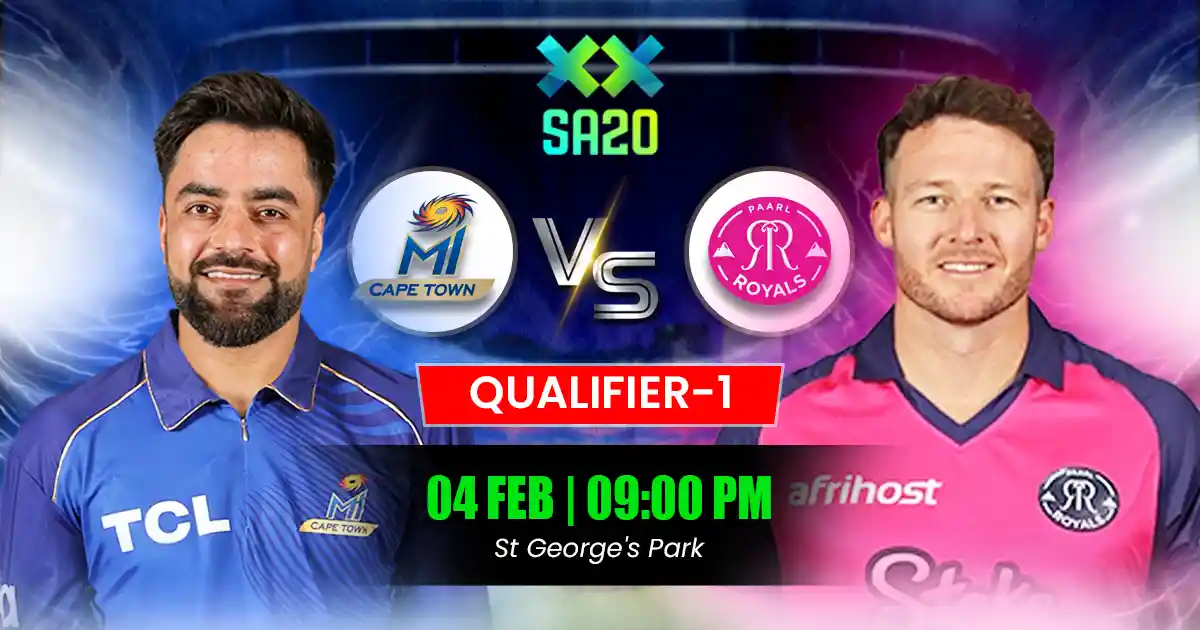 MICT vs PR Match Prediction, Fantasy Cricket Tips, Playing XI, and Pitch Report Qualifier 1 of SA20 2025