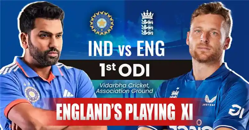 England Announces Playing XI for First ODI vs India in 2025