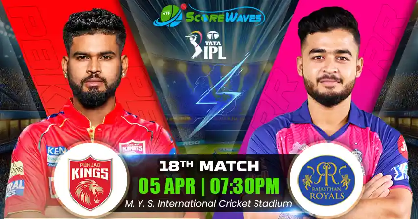 PBKS vs RR Match Prediction, Fantasy Cricket Tips, Pitch Report, and Playing XI of 18th Match of  IPL 2025