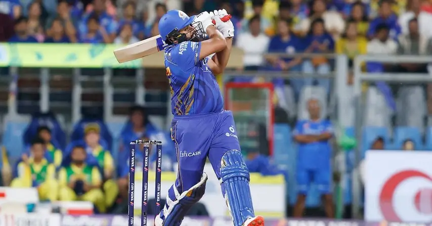 Rohit Sharma Becomes Second Leading Run-Getter in IPL History