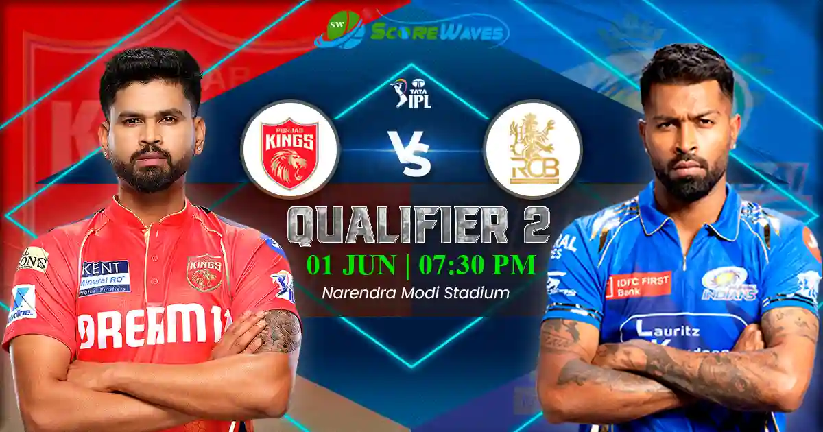 PBKS vs MI Match Prediction, Fantasy Cricket Tips, Pitch Report, and Playing XI of Qualifier 2 of IPL 2025