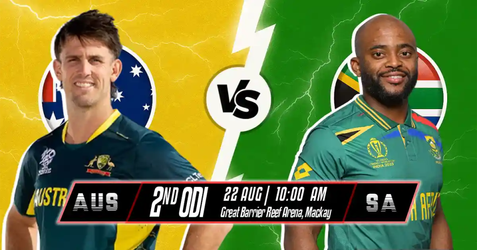 AUS vs SA 2nd ODI Match Prediction, Fantasy Cricket Tips, Playing XI, and Pitch Report South Africa Tour of Australia 2025