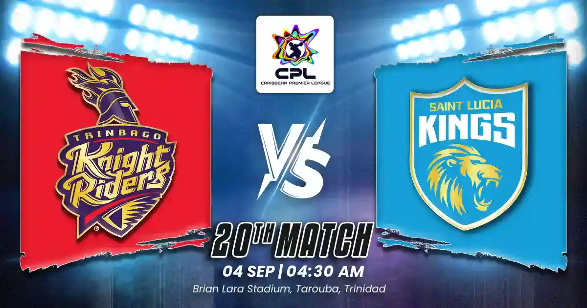 TKR vs SLK 20th Match of CPL 2025, Match Prediction, Pitch Report, Playing XI & Injury Updates