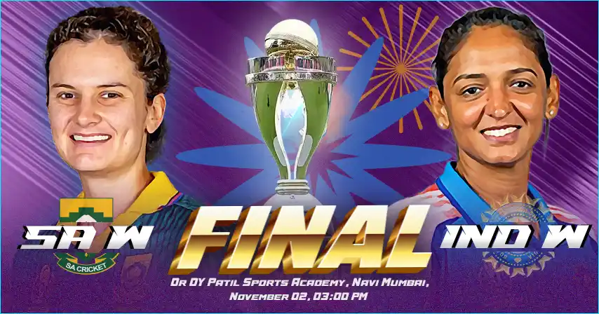 SA W vs IND W Final Women's World Cup 2025, Match Prediction, Pitch Report, Playing XI & Injury Updates