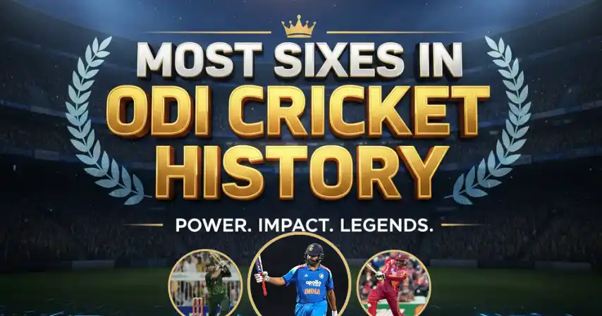Most Sixes in ODI Cricket History: All-Time Biggest Hitters List