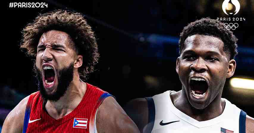 Puerto Rico vs USA | Men's Olympic Basketball Tournament Paris 2024