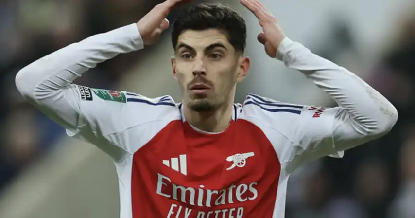 Arsenal’s Kai Havertz Sidelined for Rest of the Season Due to Hamstring Injury