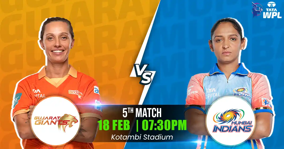 GGW vs  MIW Match Prediction, Fantasy Cricket Tips, Playing XI, and Pitch Report 5th Match of WPL 2025