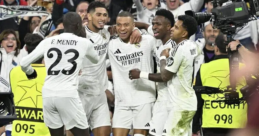 Kylian Mbappé Hattrick Fires Real Madrid Past Manchester City into Champions League Last 16