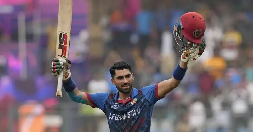 Ibrahim Zadran Becomes the First Afghan Player to Score a Century in ICC Champions Trophy
