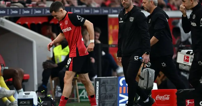 Bayer Leverkusen’s Florian Wirtz Sidelined for Several Weeks Due to Ankle Ligament Injury