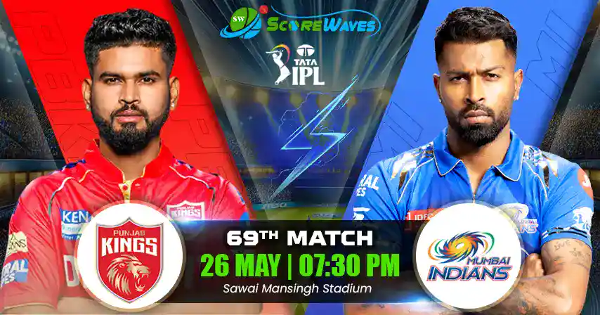 PBKS vs MI Match Prediction, Fantasy Cricket Tips, Pitch Report, and Playing XI of 69th Match of IPL 2025