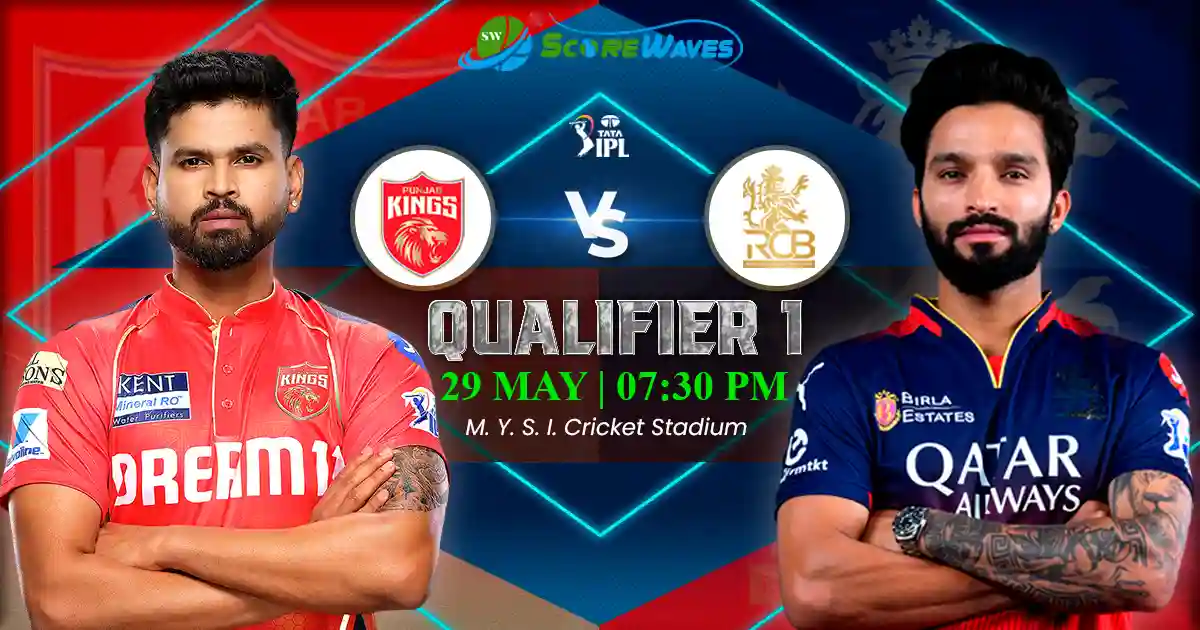PBKS vs RCB Match Prediction, Fantasy Cricket Tips, Pitch Report, and Playing XI of Qualifier 1 of IPL 2025