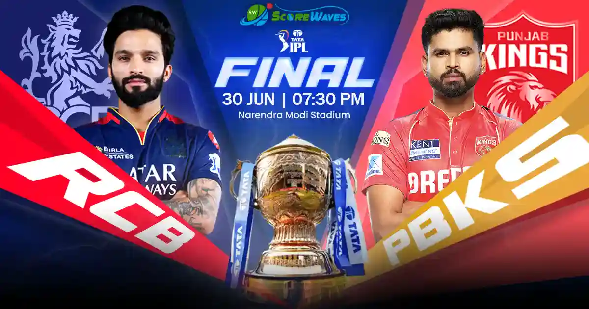 RCB vs PBKS Final of IPL 2025 Match Prediction, Fantasy Cricket Tips, Pitch Report, and Playing XI