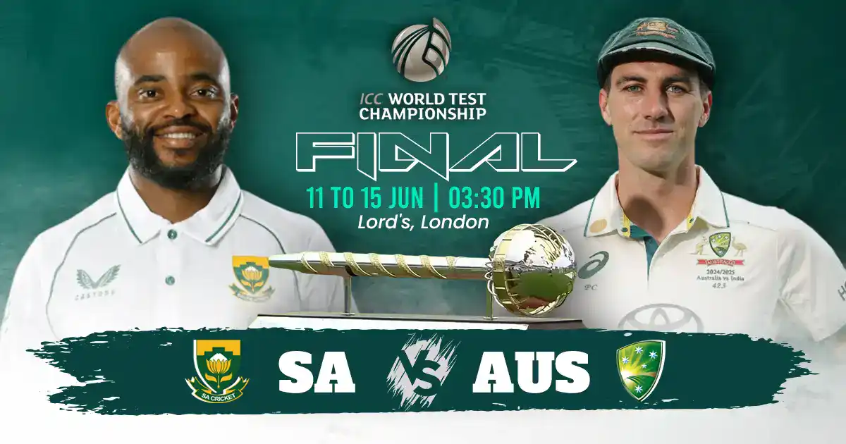 SA vs AUS WTC Final 2025 Match Prediction, Fantasy Cricket Tips, Playing XI, and Pitch Report