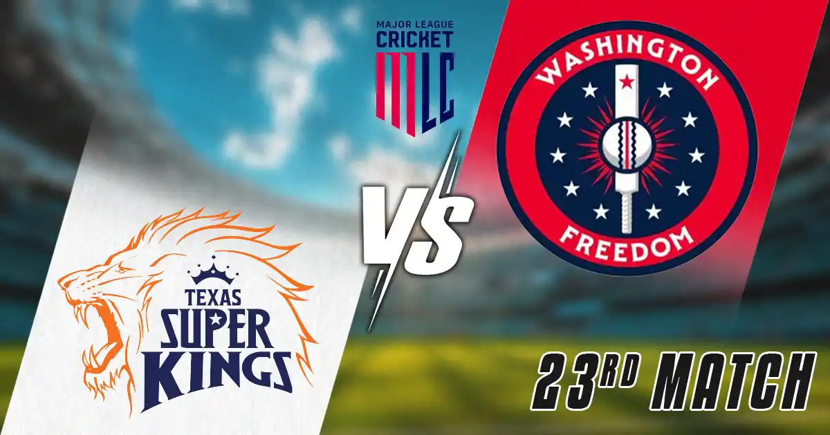TSK vs WF Match Prediction, Fantasy Cricket Tips, Pitch Report, and Playing XI of 23rd Match of MLC 2025