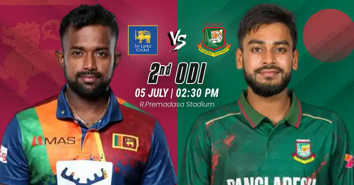 SL vs BAN 2nd ODI Match Prediction, Fantasy Cricket Tips, Playing XI, and Pitch Report Bangladesh Tour of Sri Lanka 2025
