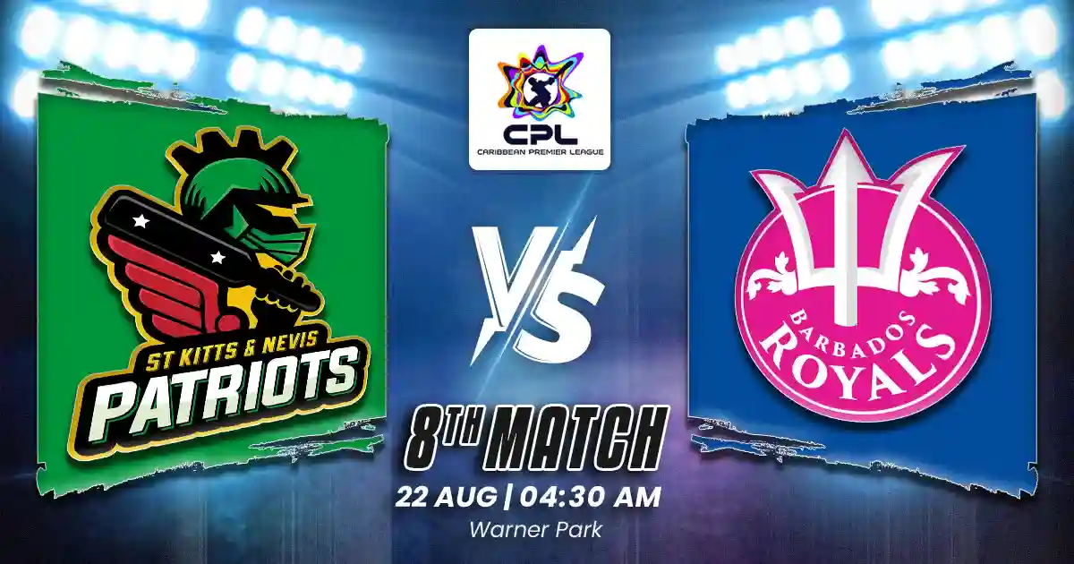 SNP vs BR 8th Match of CPL 2025, Match Prediction, Fantasy Cricket Tips, Pitch Report, Playing XI & Injury Updates
