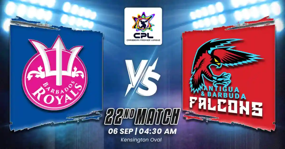 BR vs ABF 22nd Match of CPL 2025, Match Prediction, Pitch Report, Playing XI & Injury Updates