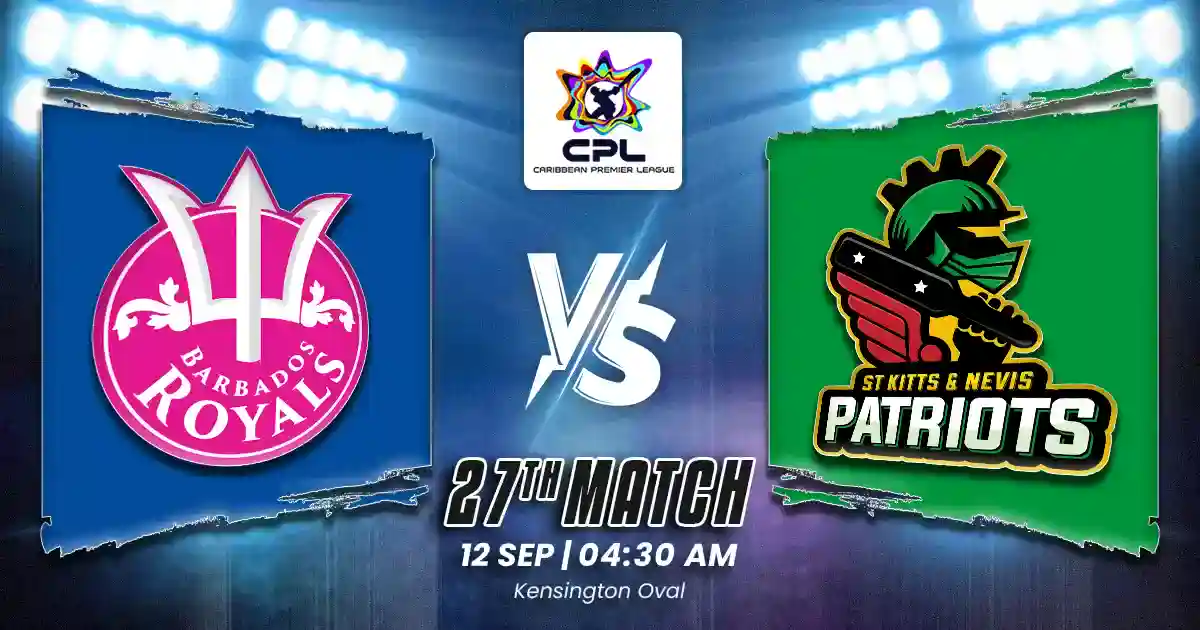 BR vs SNP 27th Match of CPL 2025, Match Prediction, Pitch Report, Playing XI & Injury Updates