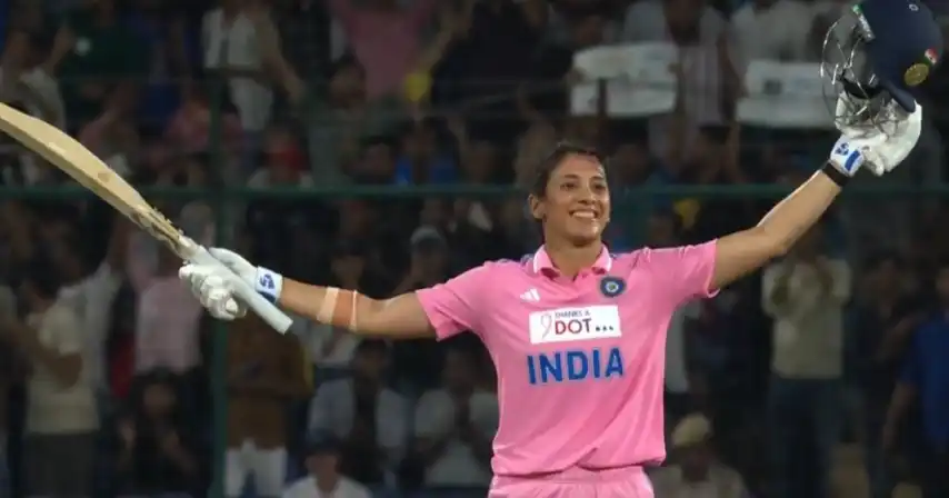 Smriti Mandhana Smashes 2nd Fastest Hundred in Women’s ODIs History