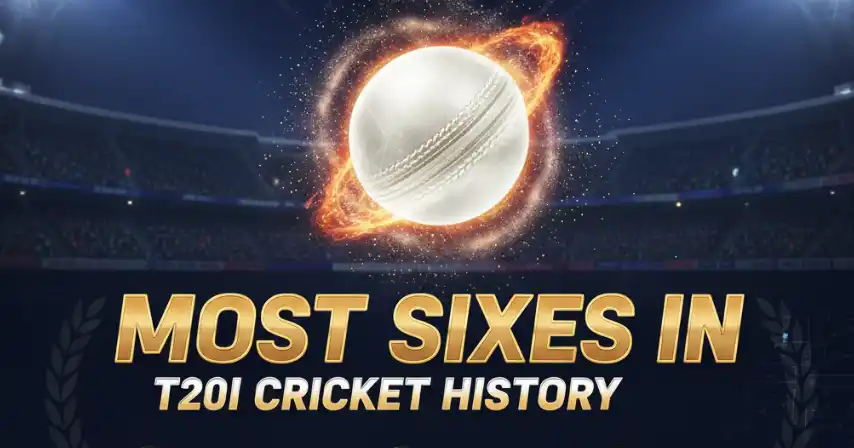 Most Sixes in T20I Cricket History | Top Power Hitters in T20Is